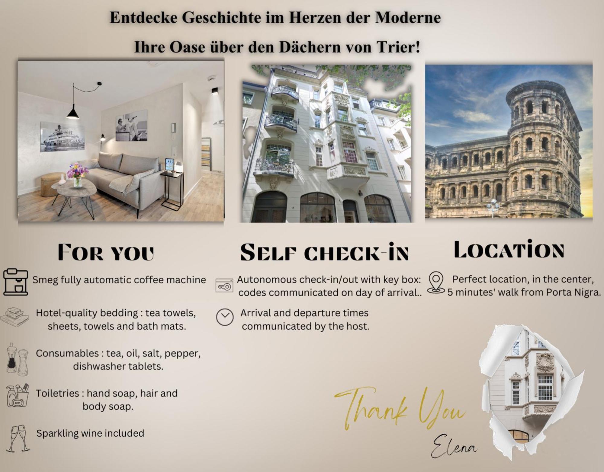 Modern Elegance In Historical City Center Trewir Zewnętrze zdjęcie